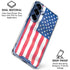USA Flag Galaxy S25 Clear Case